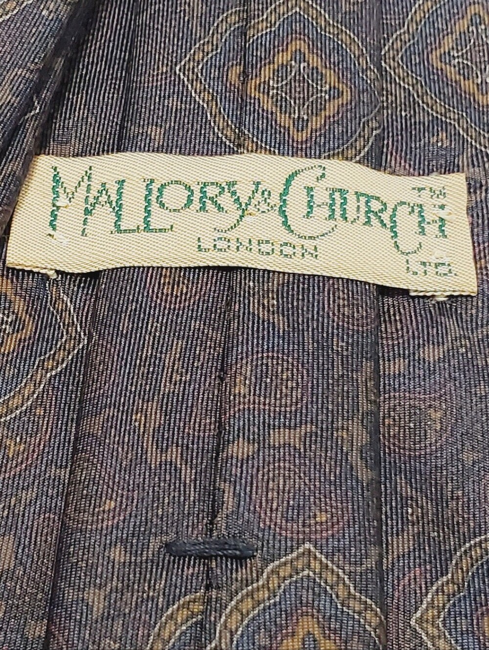Mallory & Church Men's Neck Tie Multicolor Paisley Pattern 56x3.5" - Picture 3 of 5